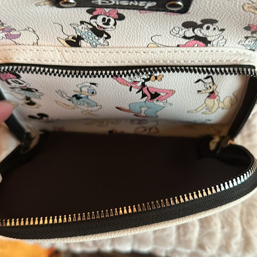 Disney Kids Mini Backpack with Mickey and Friends - Black and White - Picture 5 of 7